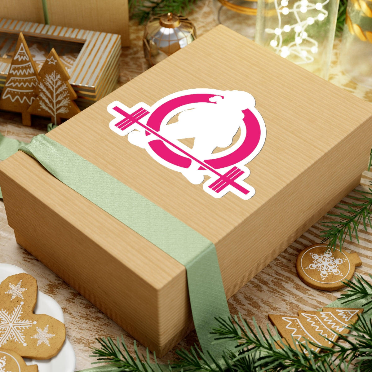 Kiss-Cut Stickers - White Classic Logo