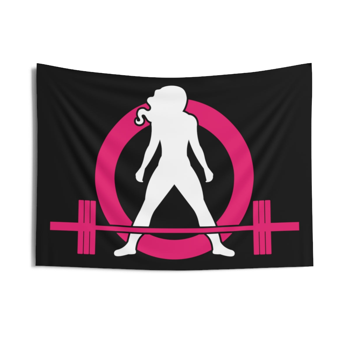 Indoor Wall Tapestries - Black with Classic Logo