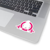 Kiss-Cut Stickers - White Classic Logo