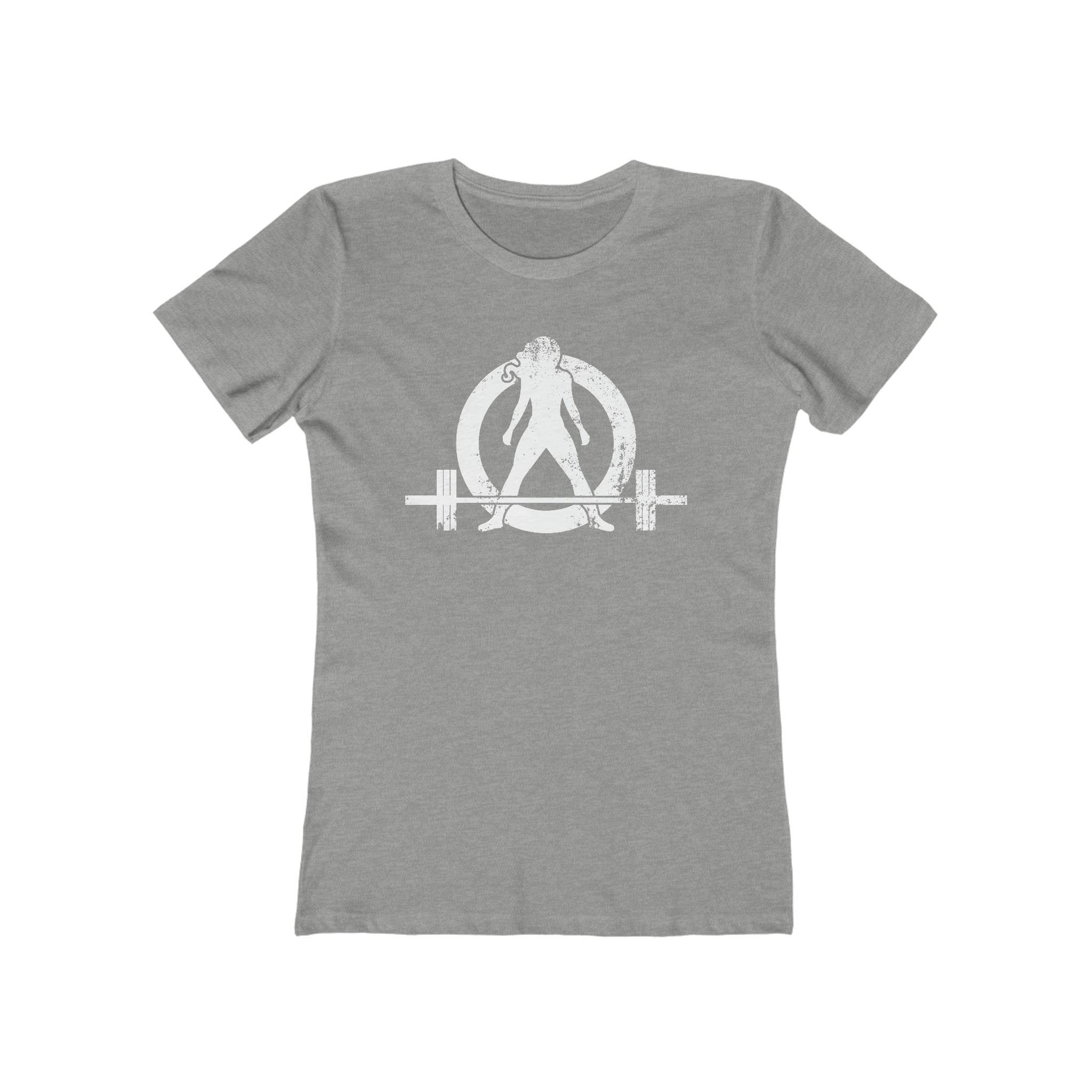 Women's The Boyfriend Tee - Distressed White Logo