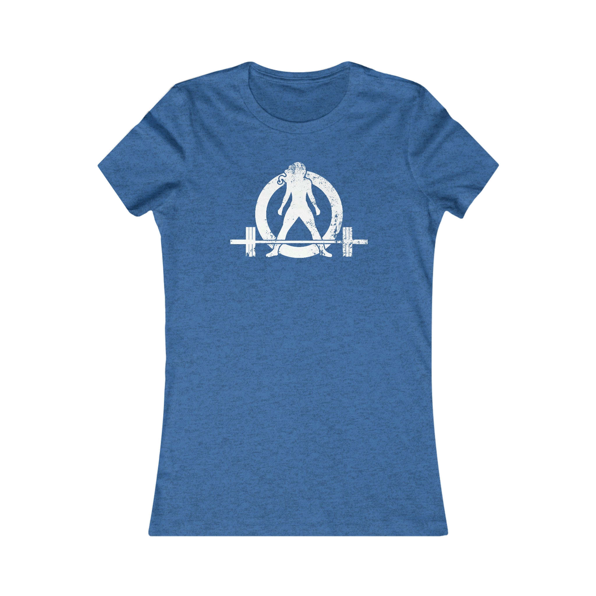 Kick Your Ass - Women's Favorite Tee - White Distressed Logo