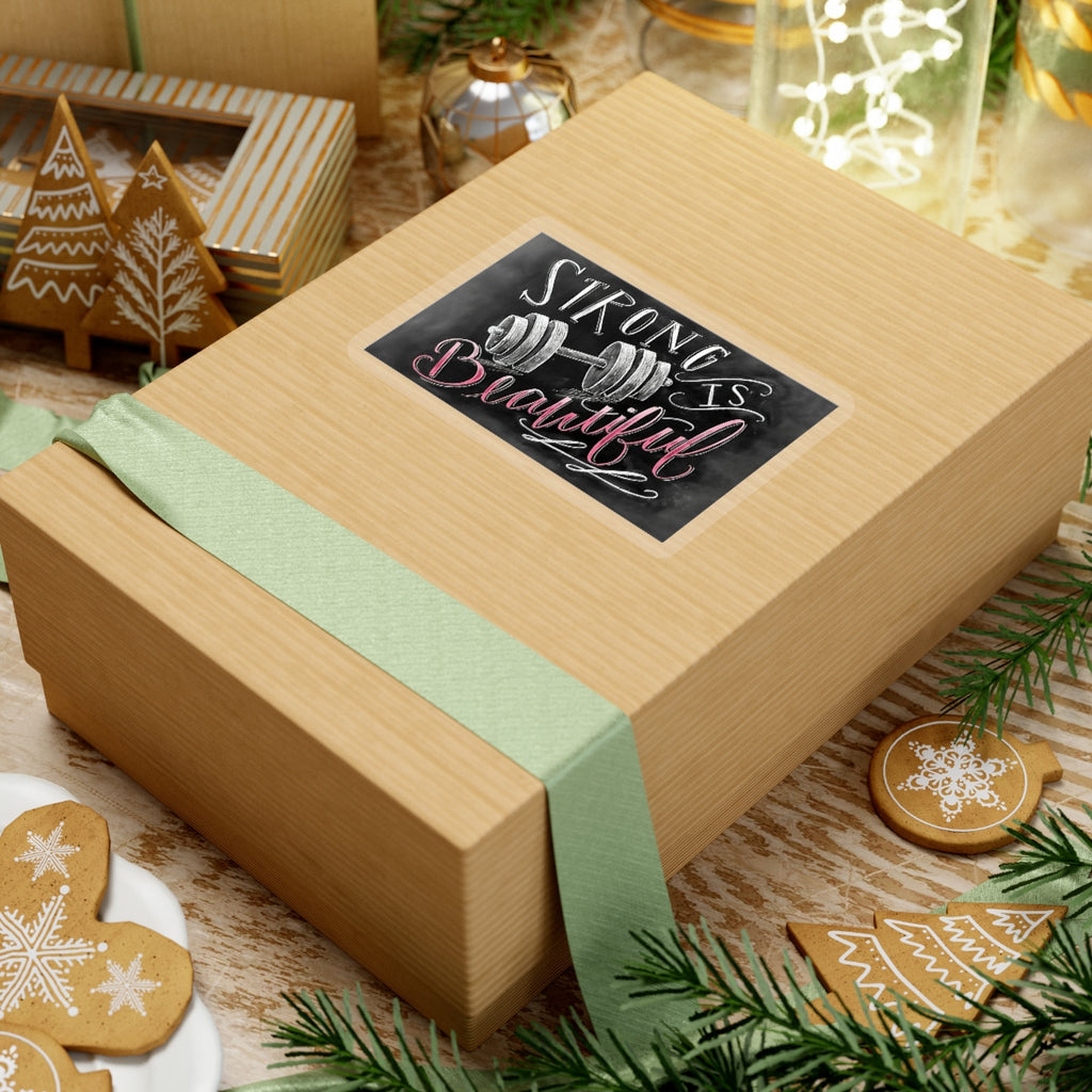 Kiss-Cut Stickers - Strong Is Beautiful Logo