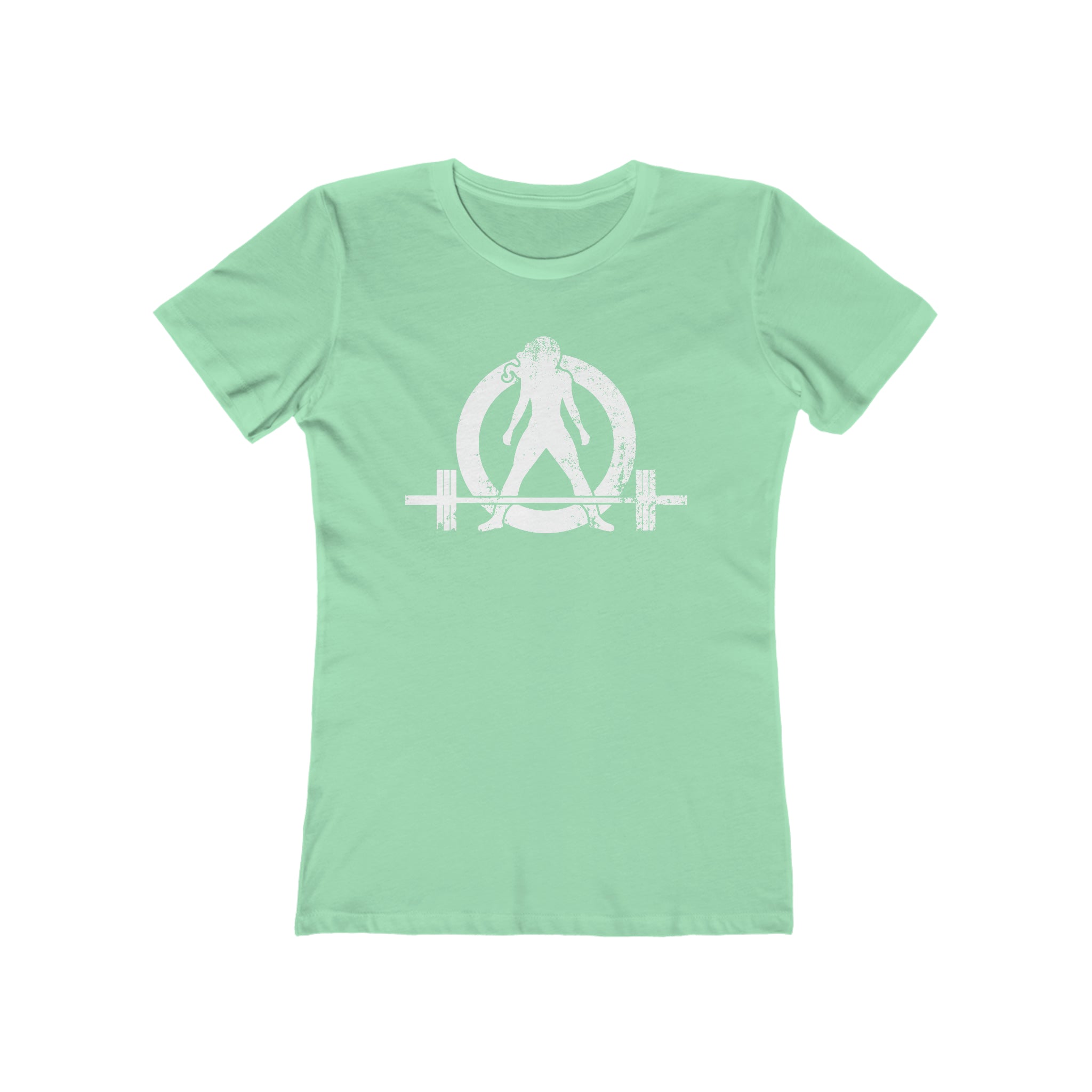 Women's The Boyfriend Tee - Distressed White Logo