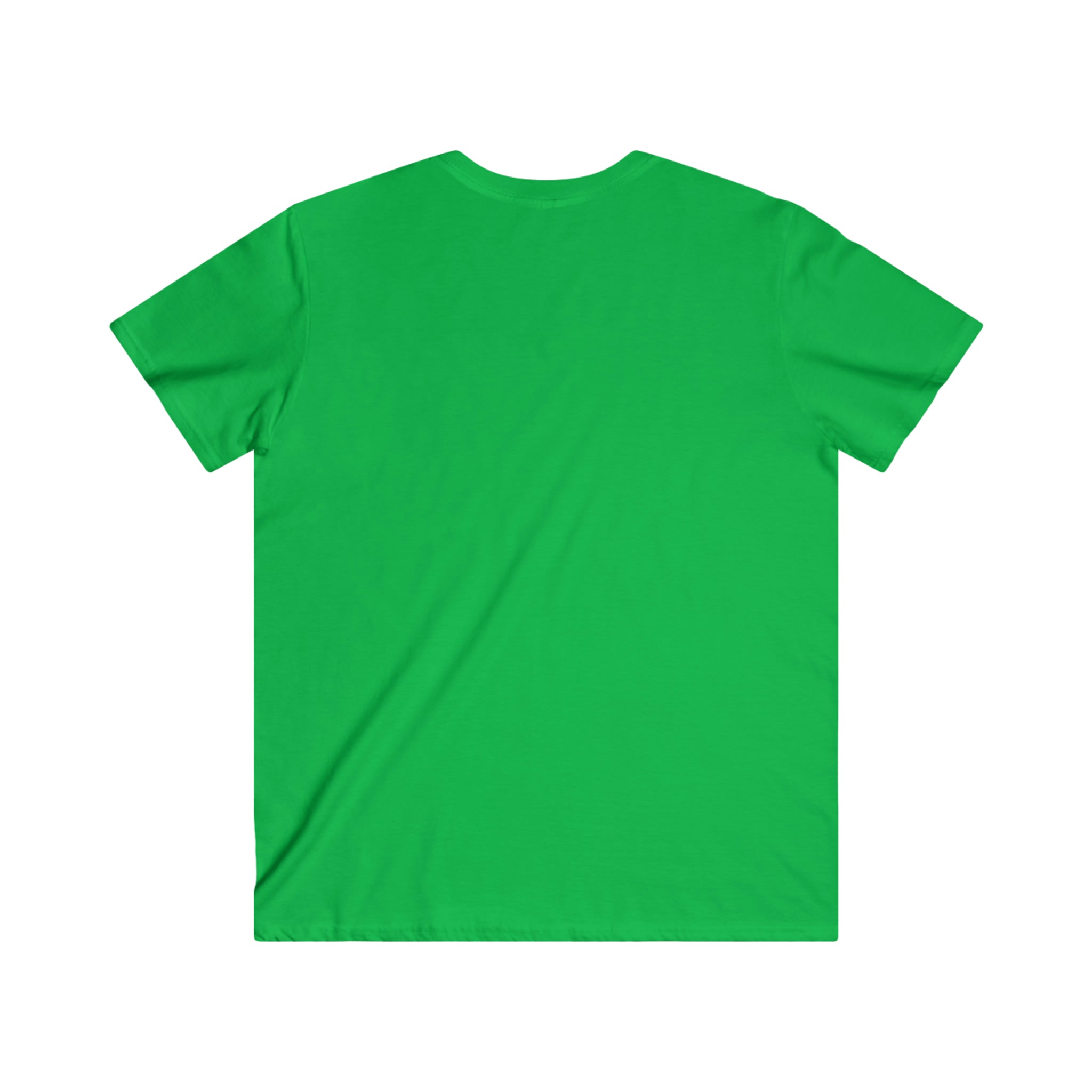 Classic Black Logo - Men's Fitted V-Neck Short Sleeve Tee
