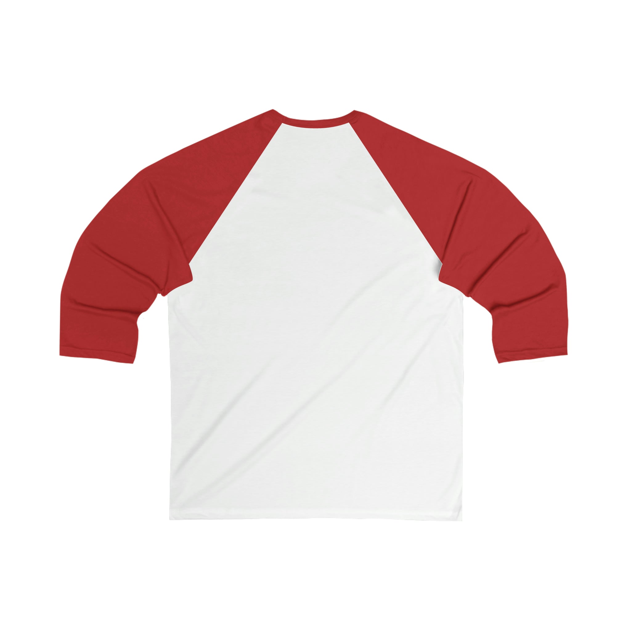 Unisex 3\4 Sleeve Baseball Tee - Classic Distressed Black Logo