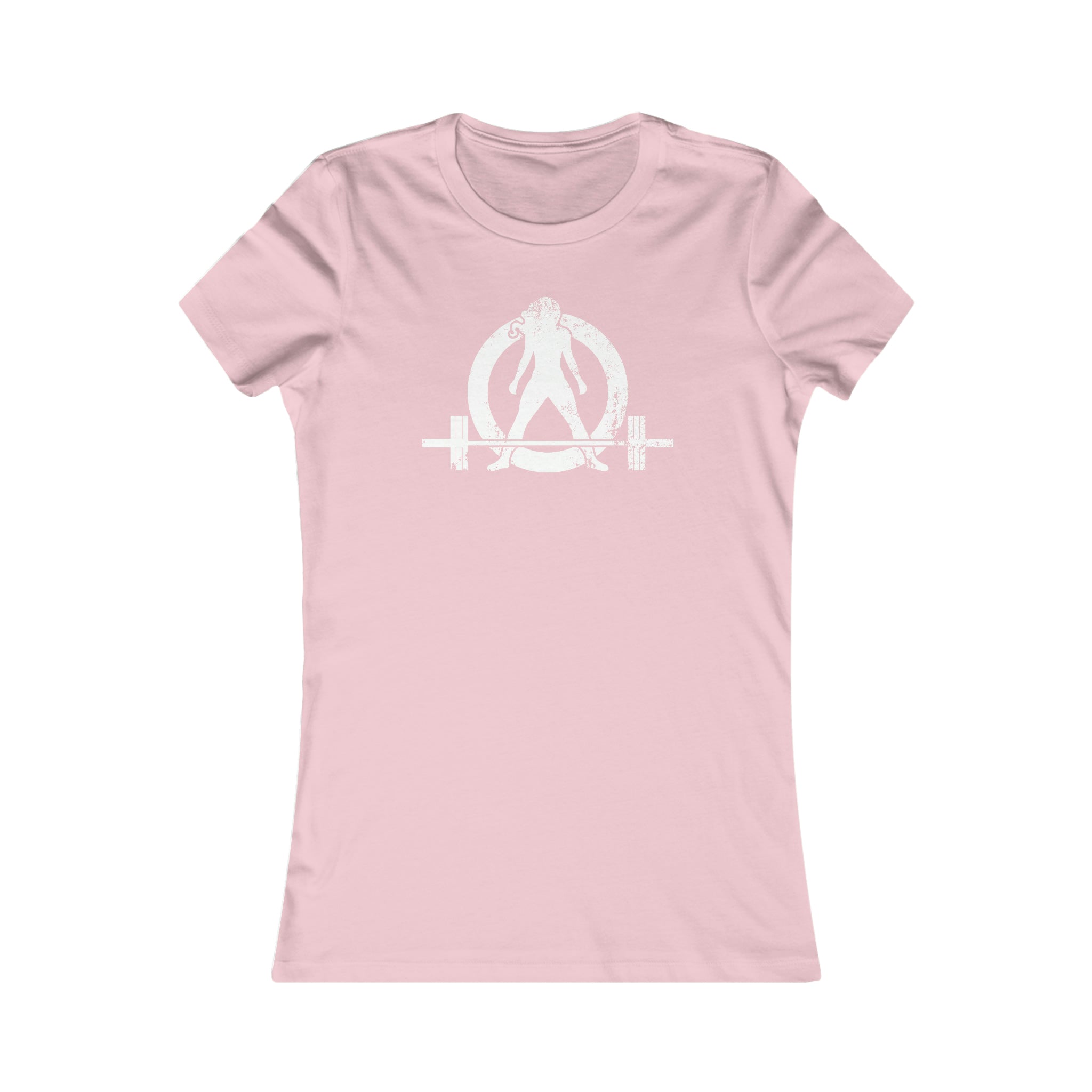 Kick Your Ass - Women's Favorite Tee - White Distressed Logo
