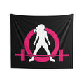 Indoor Wall Tapestries - Black with Classic Logo