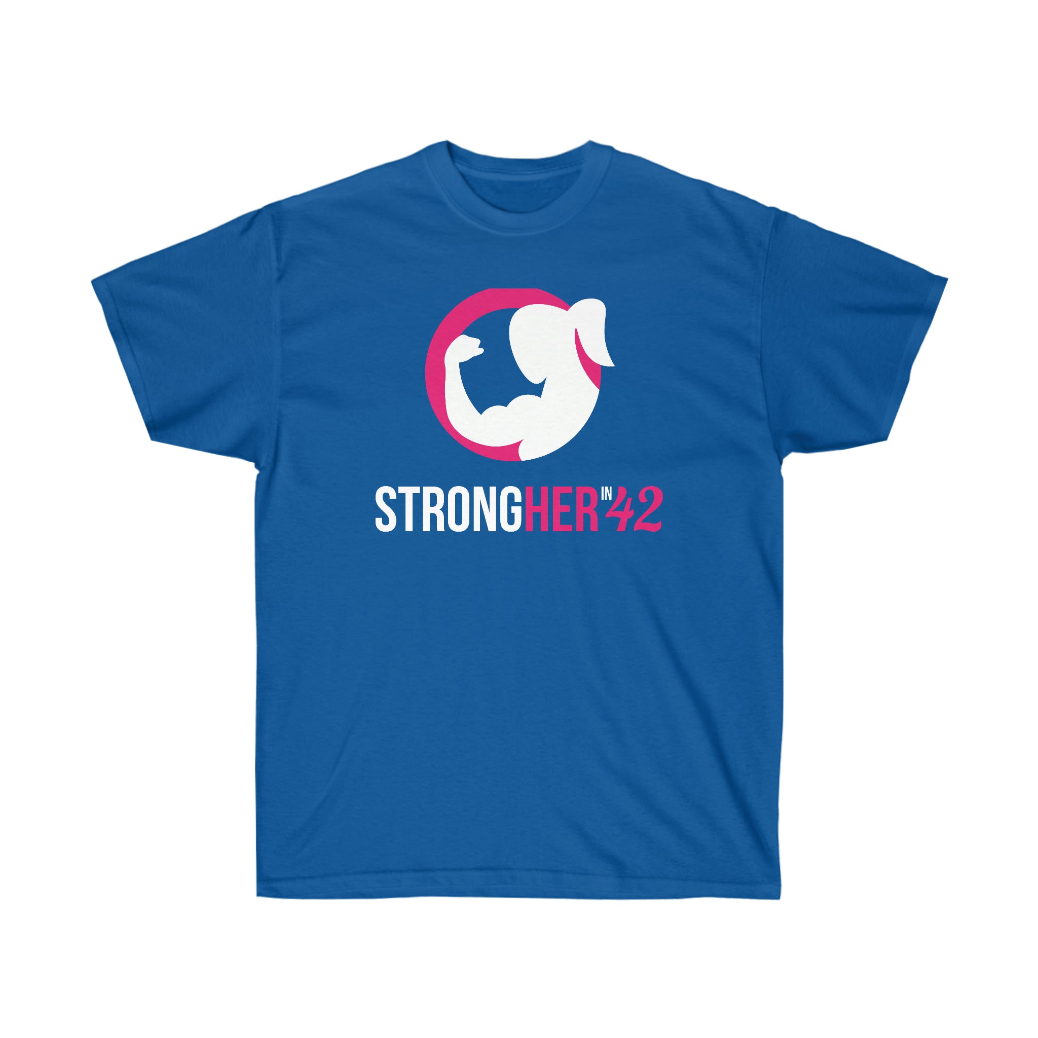 Strong Her in 42 - Classic Color Logo - Unisex Ultra Cotton Tee