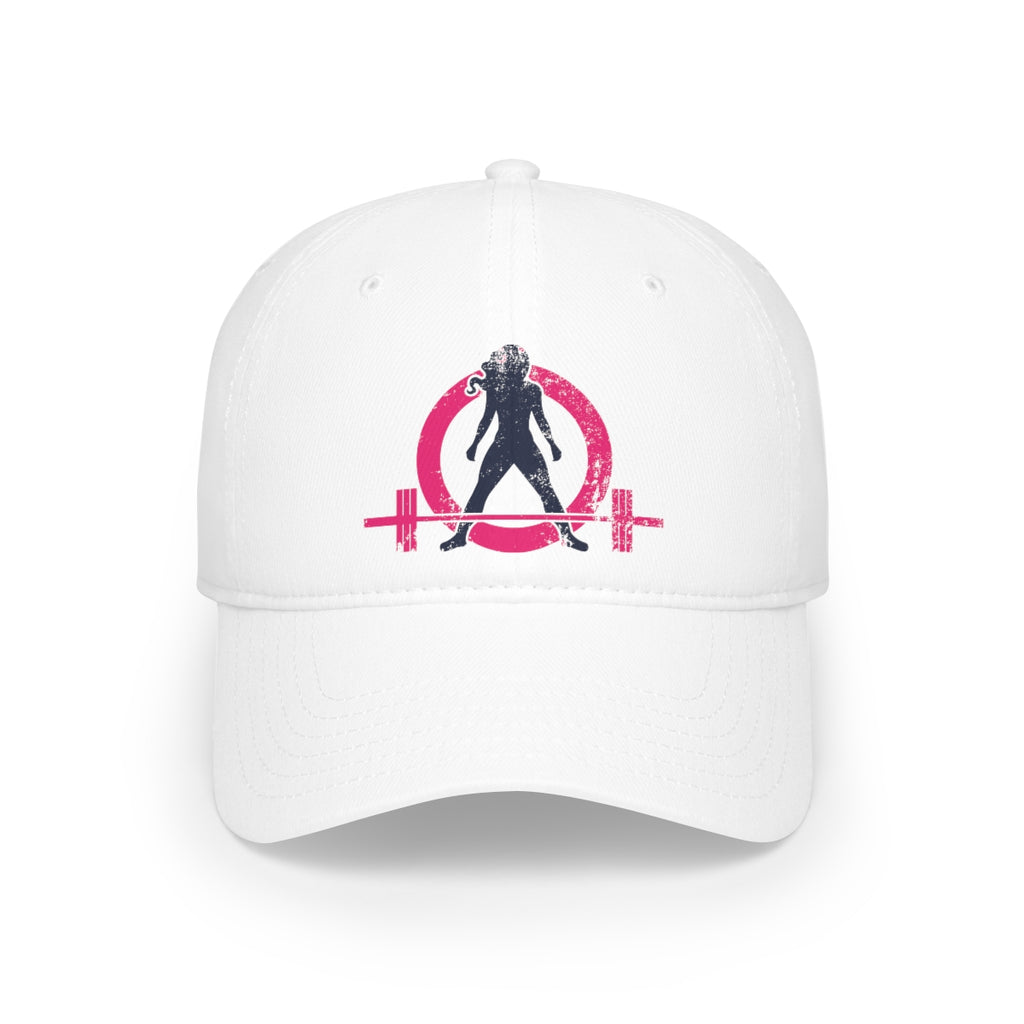 Low Profile Baseball Cap - Distressed Color Logo