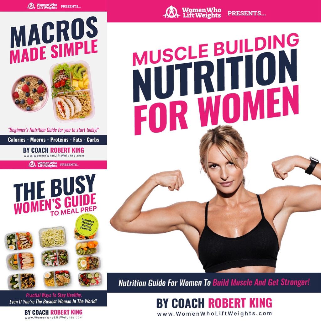 Nutrition Combo 3 Guides - Muscle Building Nutrition, Meal Prep Guide & Macros Made Simple - Printed Copies