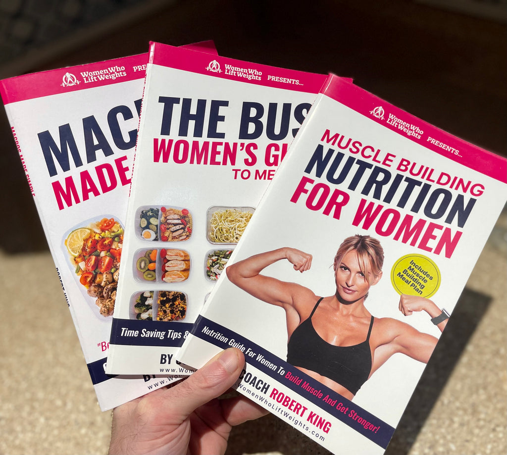 Nutrition Combo 3 Guides - Muscle Building Nutrition, Meal Prep Guide & Macros Made Simple - Printed Copies