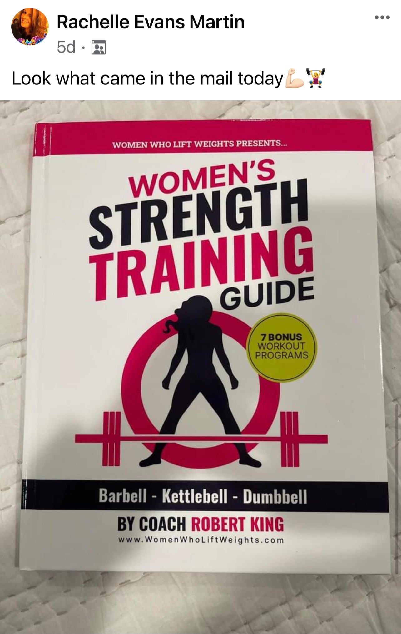 Women's Strength Training Guide - Softcover Version (Signed by Coach Robert King)