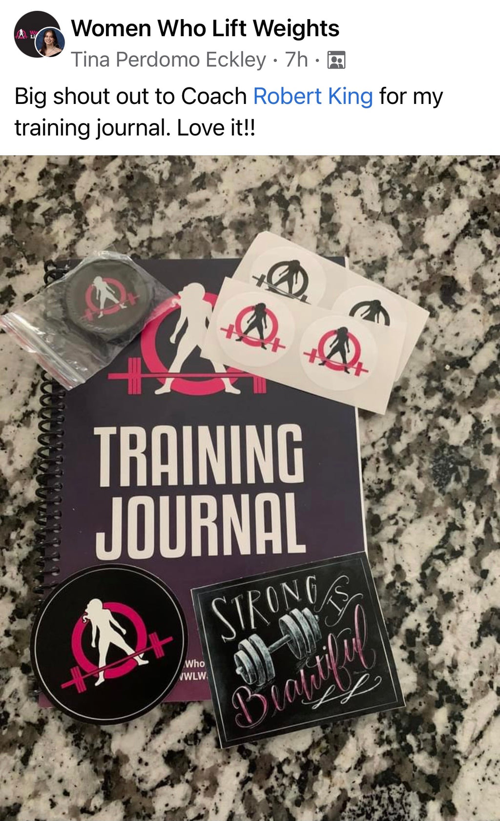 WWLW Training Journal - Training, Supplements & Nutrition (Printed Version)