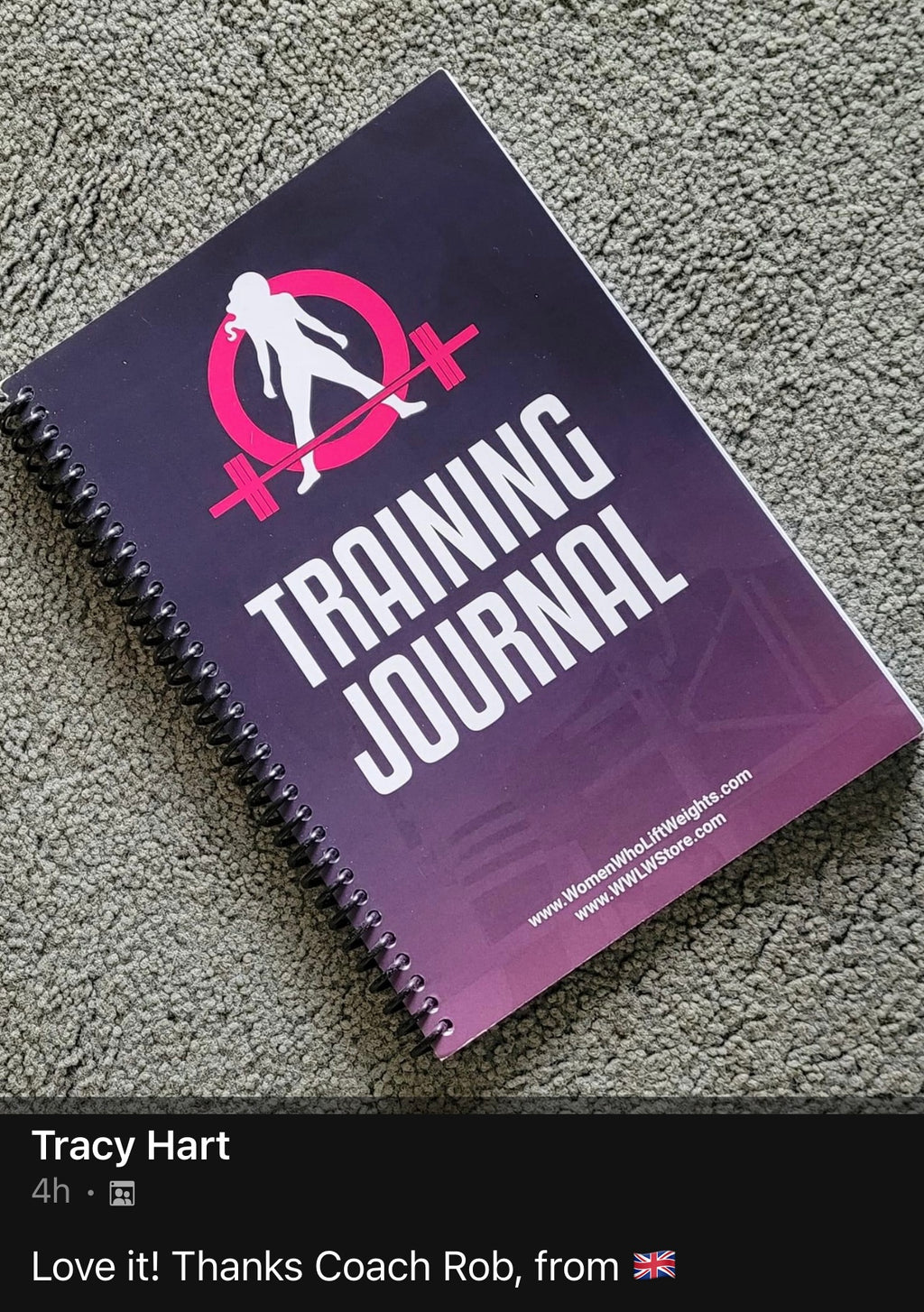 WWLW Training Journal - Training, Supplements & Nutrition (Printed Version)