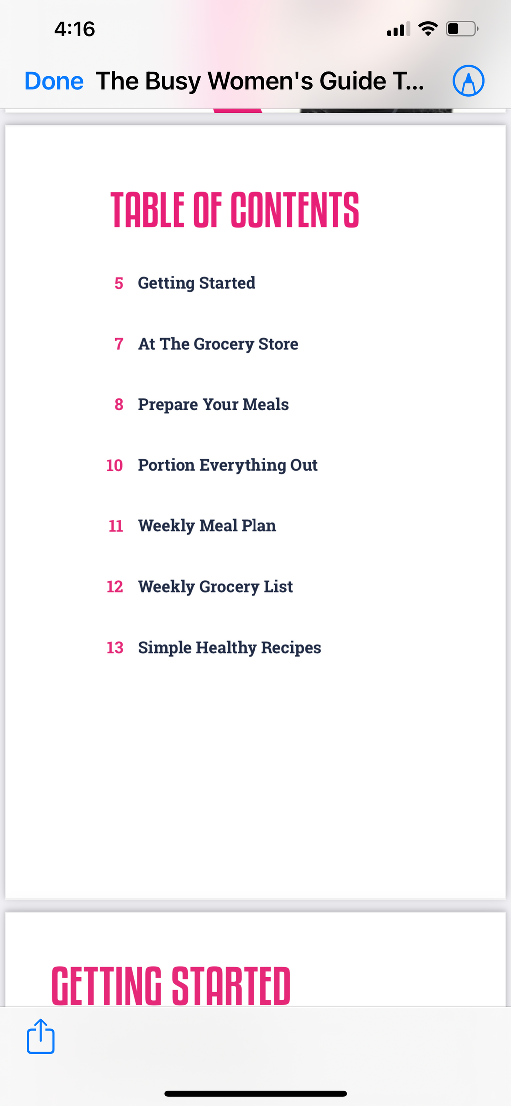 Busy Women's Guide To Meal Prep & Macros Made Simple - Printed Versions
