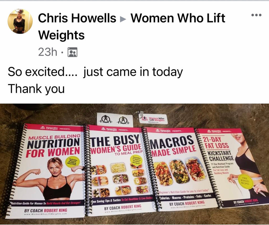 Nutrition Combo 3 Guides - Muscle Building Nutrition, Meal Prep Guide & Macros Made Simple - Printed Copies