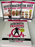 Strength Training Guide + Nutrition Guides (Print & Ebook combo) SIGNED by Coach Rob
