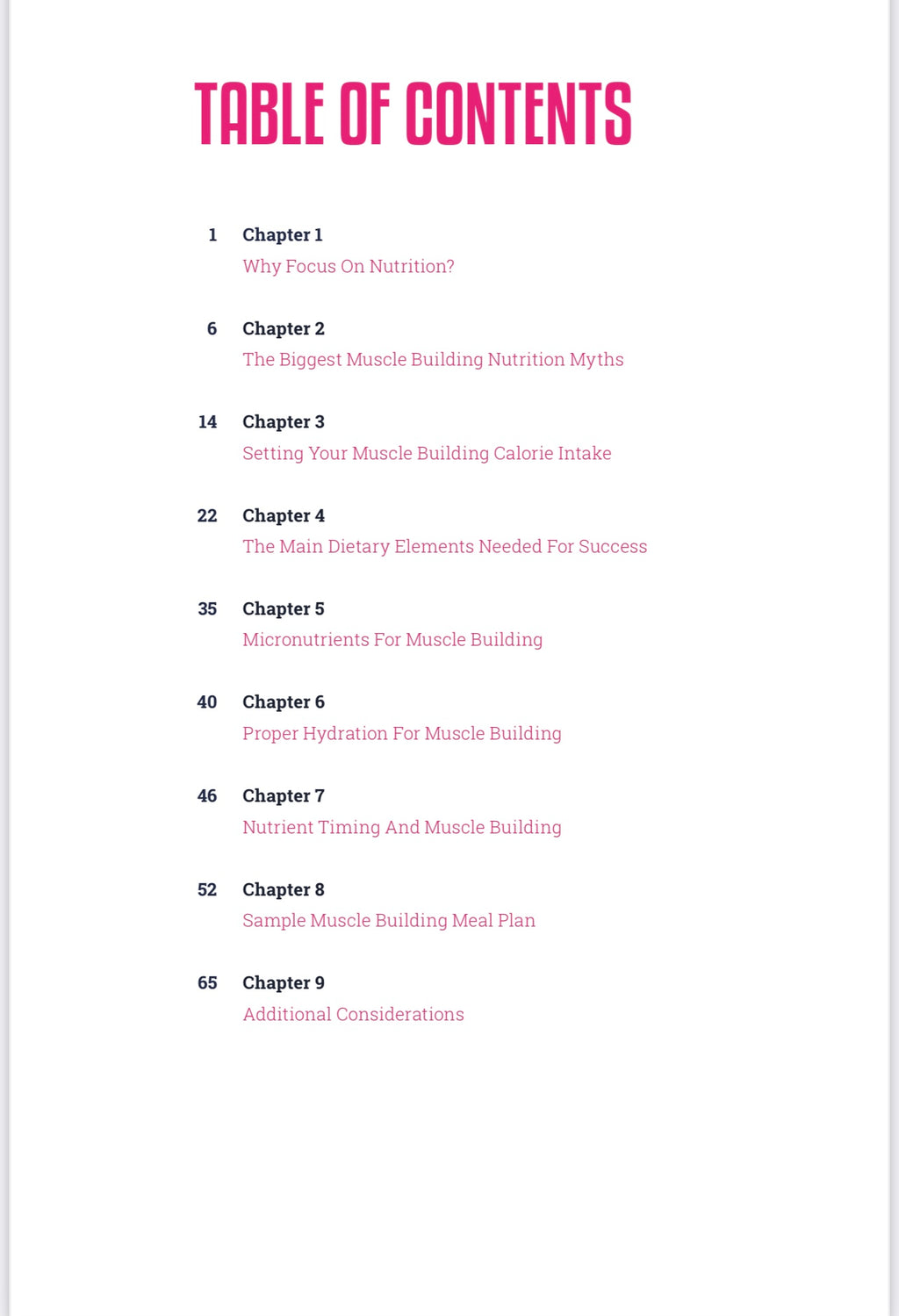 Nutrition Combo 3 Guides - Muscle Building Nutrition, Meal Prep Guide & Macros Made Simple - Printed Copies