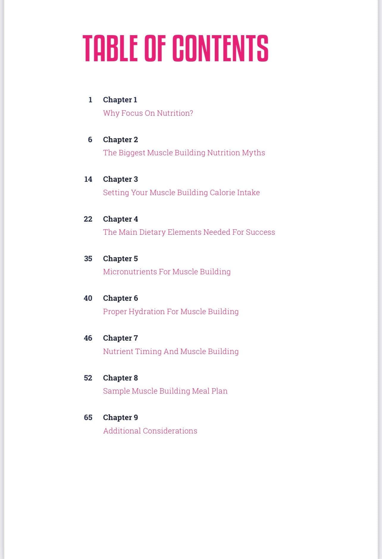 Nutrition Combo 3 Guides - Muscle Building Nutrition, Meal Prep Guide & Macros Made Simple - Printed Copies