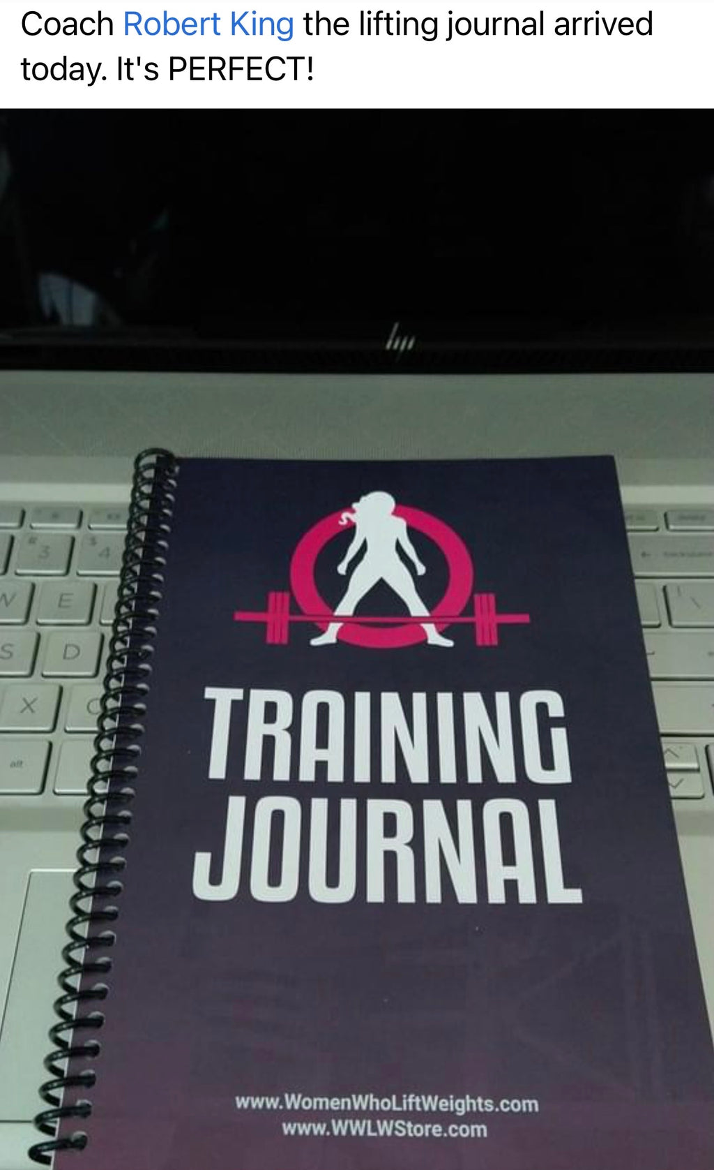 WWLW Training Journal - Training, Supplements & Nutrition (Printed Version)