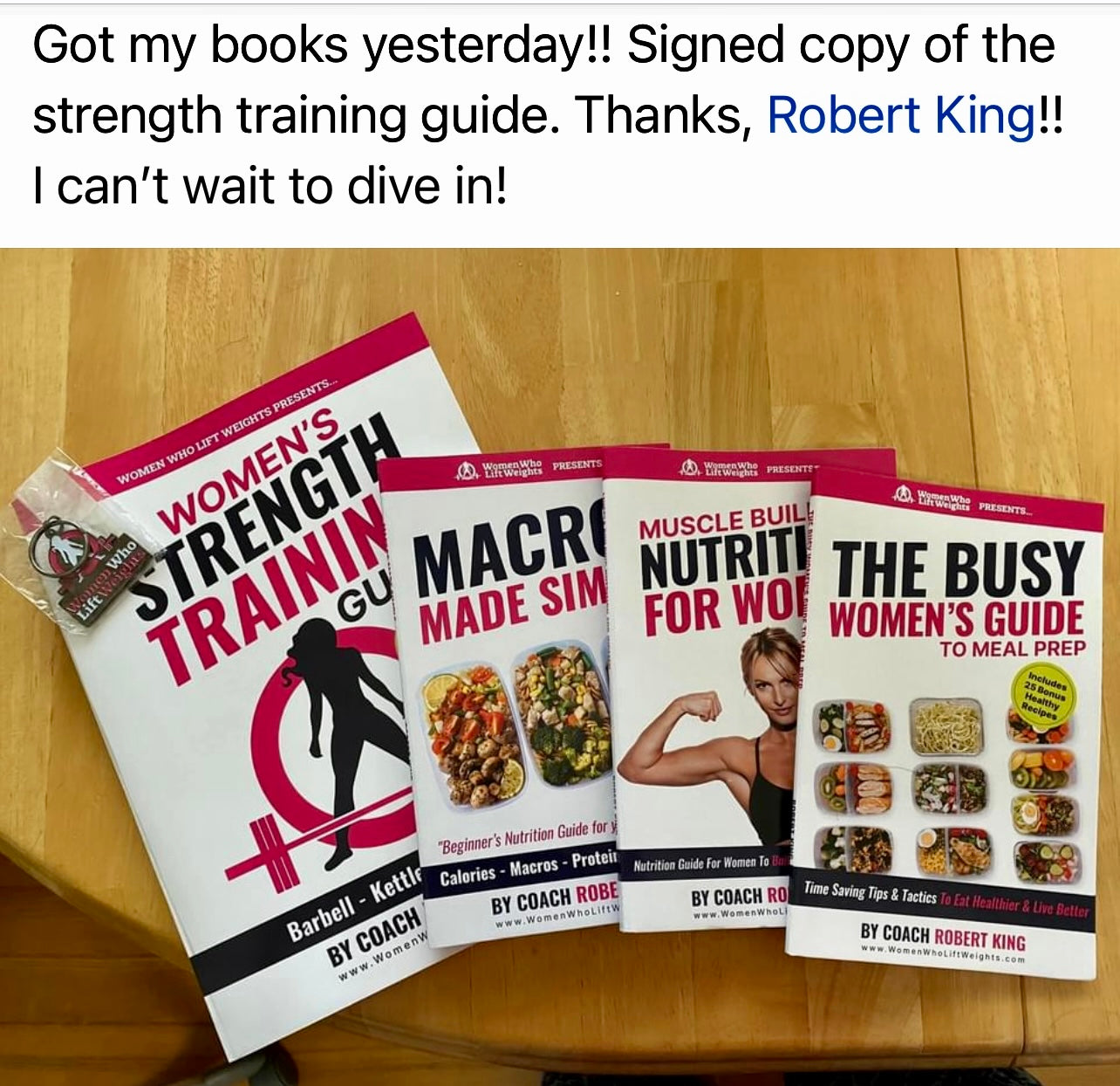 Women's Strength Training Guide - Softcover Version (Signed by Coach Robert King)