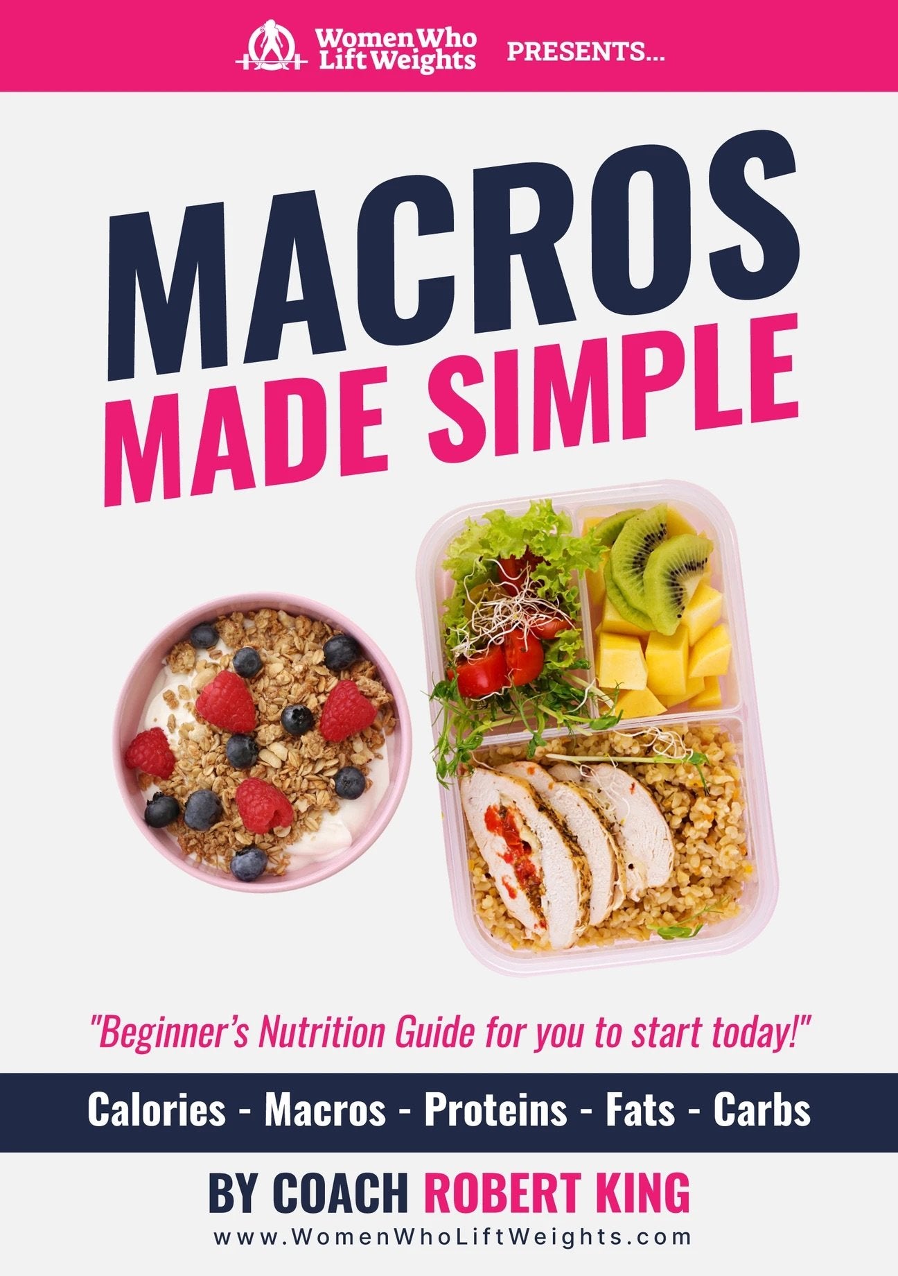 Nutrition Combo 3 Guides - Muscle Building Nutrition, Meal Prep Guide & Macros Made Simple - Printed Copies